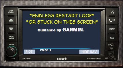 Guidance by Garmin Endless Restart Loop